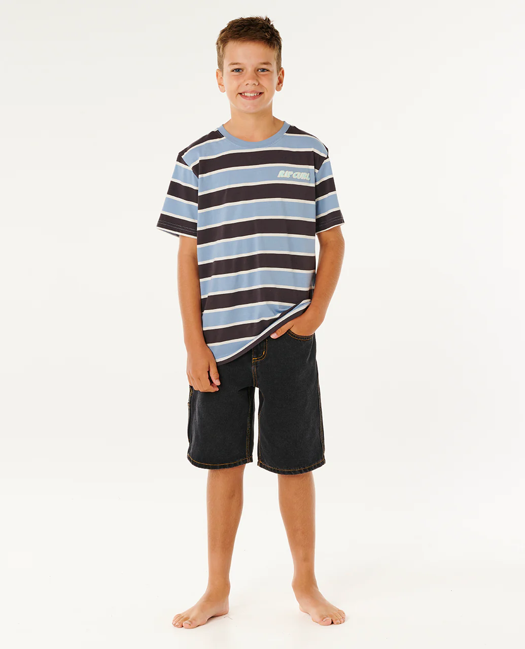 Kids Eternal Shred Stripe Tee - Image 4